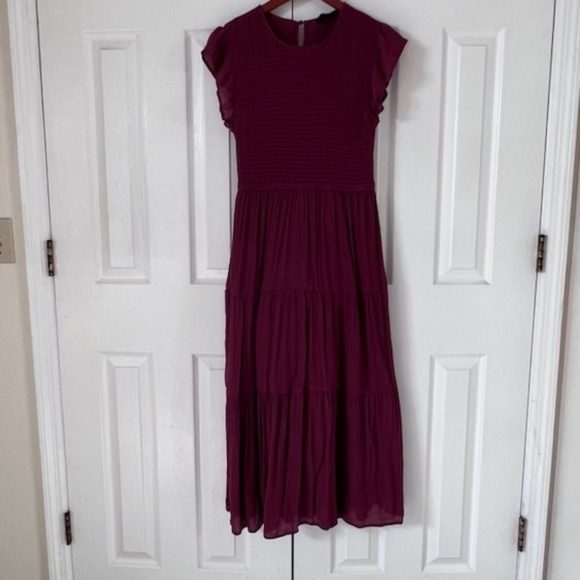 Sweet Wanderer Tiered Prairie Midi Dress XL - Picture 1 of 6